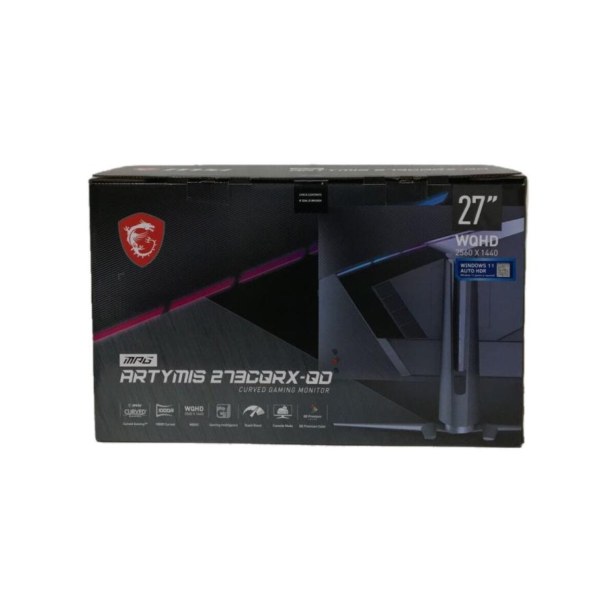 MSI◇モニター/27インチ/MPG ARTYMIS 273CQRX-QD/湾曲モニター MSI◇モニター/27インチ/MPG ARTYMIS 273CQRX-QD/湾曲モニター
