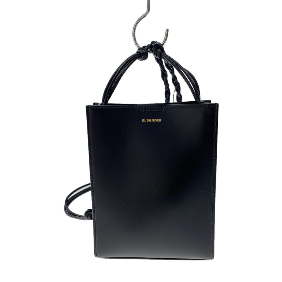 JIL SANDER◇TANGLE SM/ショルダーバッグ/--/BLK// : セカンド