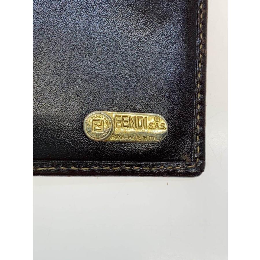 FENDI◇FENDI フェンディ 3つ折り財布/キャンバス/BRW/総柄/2270-30959