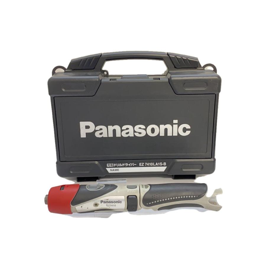 ▽【中古】パナソニック 充電ドリルドライバー EZ7410LA1S-B 充電器+バッテリ2個 Panasonic◇電動ドリル・ドライバー EZ7410LA1S バッテリーx1 充電器