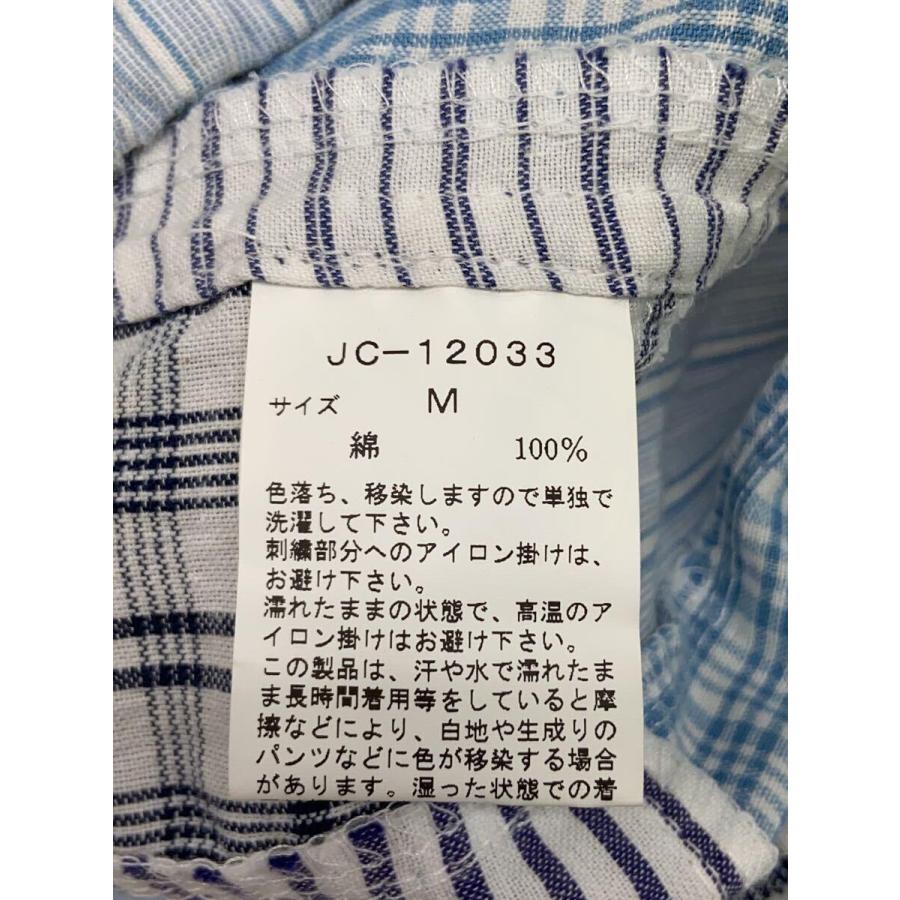 VAN◆ジャケット/M/コットン/BLU/チェック/jc-12033/サックスパッチワークブルゾン｜ssol-shopping｜04