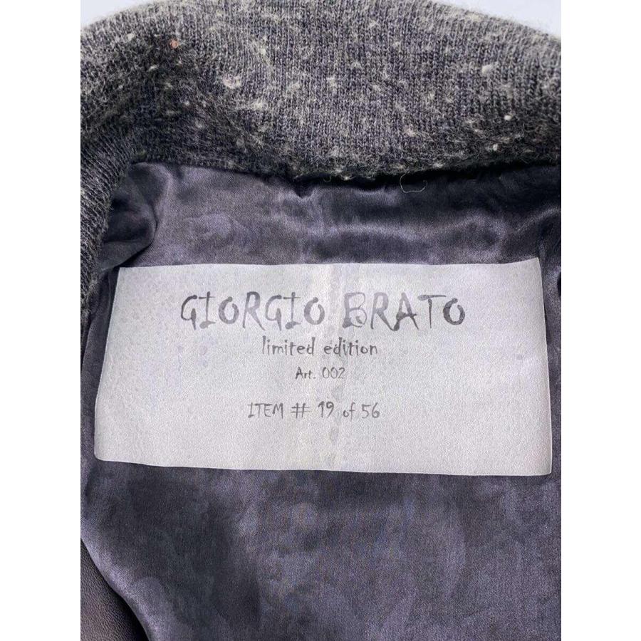 GIORGIO BRATO◆レザージャケット・ブルゾン/48/レザー/GRY｜ssol-shopping｜03