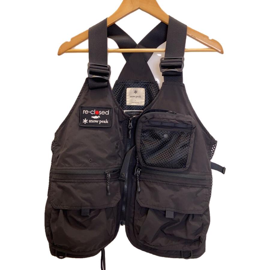 snow peak◇×TonedTrout/Camp Vest/ベスト/1/ナイロン/BLK