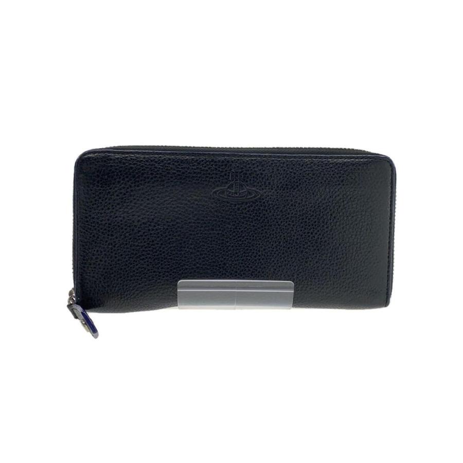 Vivienne Westwood◇エッジカラー/ラウンドファスナー/長財布/レザー