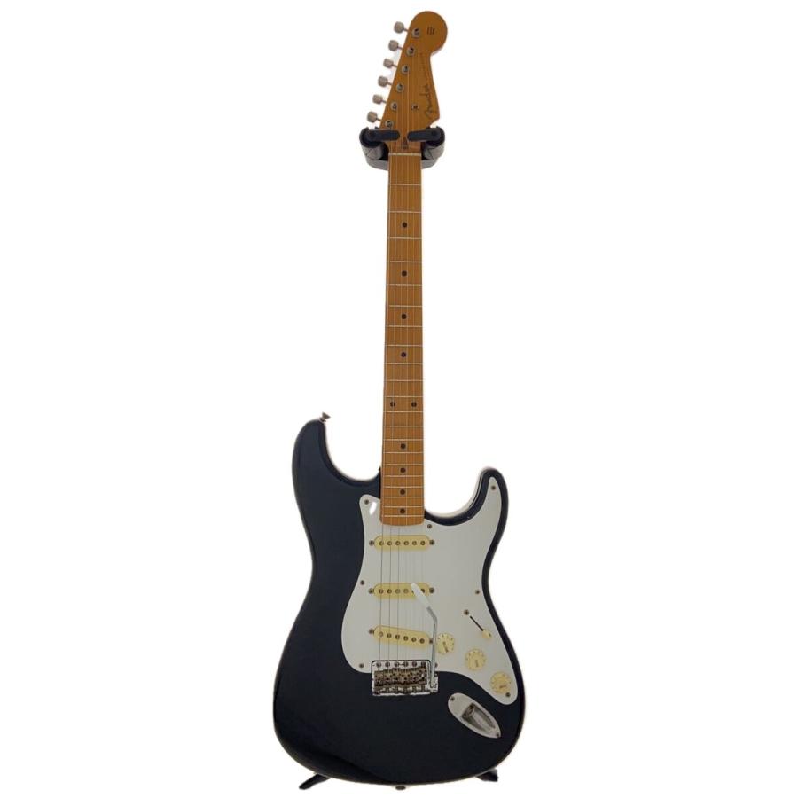 Fender Japan◇エレキギター/ストラトタイプ/黒系/SSS/シンクロタイプ