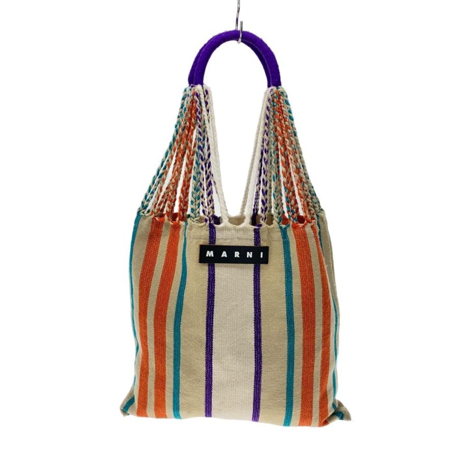 MARNI マルチカラー ストライプ トートバッグ MARNI◇トートバッグ