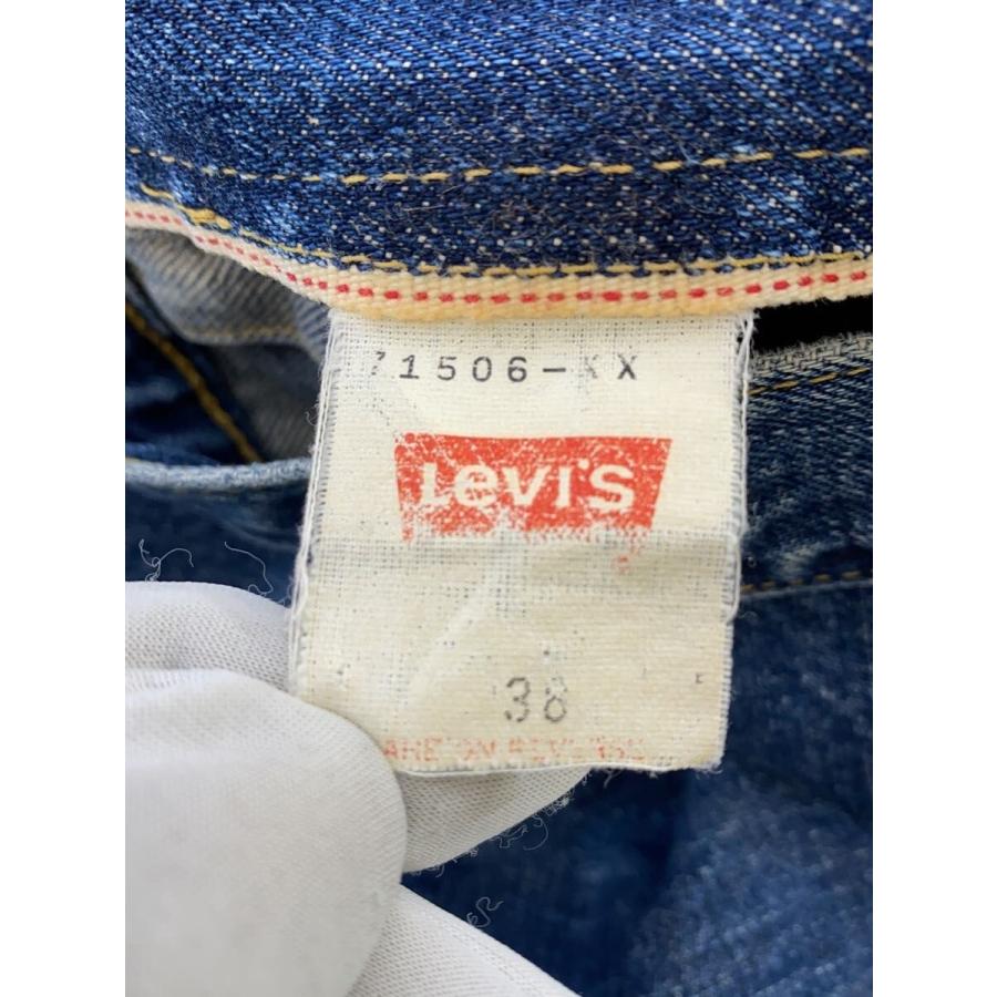 Levi's 71506 サイズ38 日本製 J02 Levi's◇90s/1st復刻/ボタン裏J02/日本製/38/コットン/IDG/71506-XX