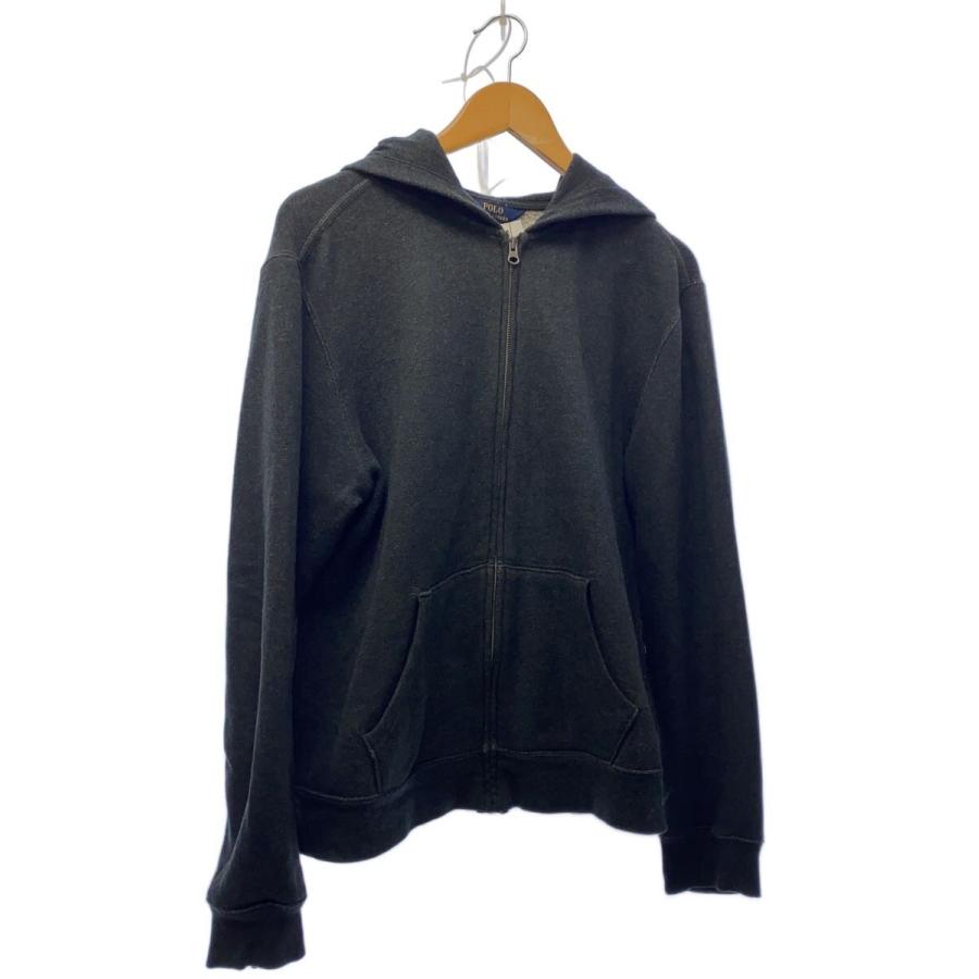 POLO RALPH LAUREN◇ジップパーカー/XL/コットン/GRY : セカンド