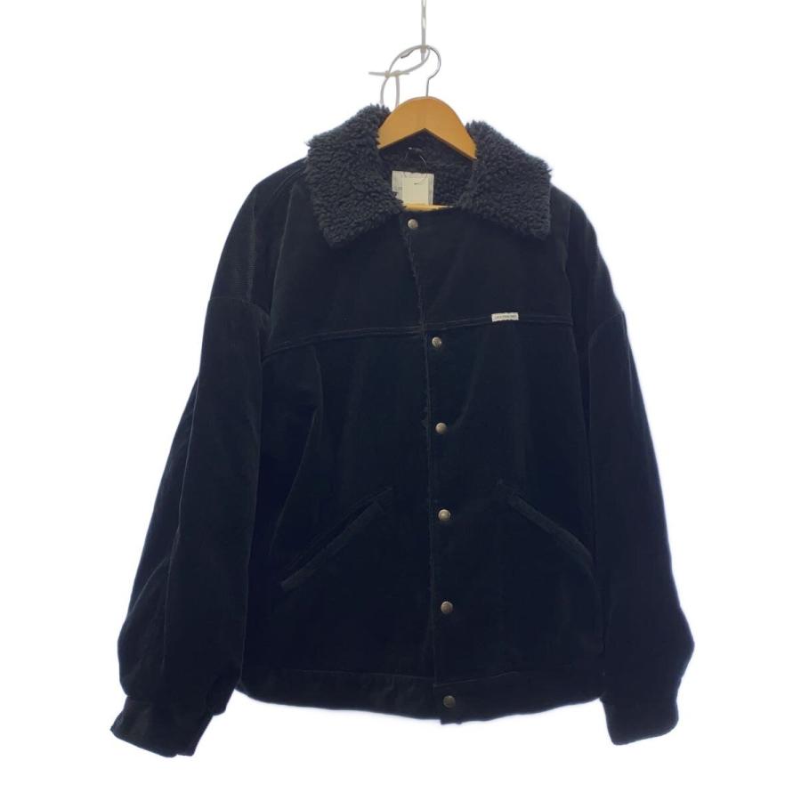 COOTIE◇24AW/Corduroy Cattleman Jacket/L/ポリエステル/BLK/無地/CTE