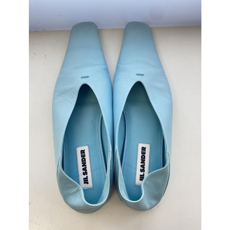 JIL SANDER◇フラットパンプス/36/BLU/レザー : セカンドストリート