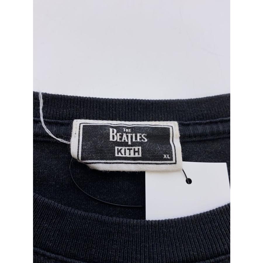 KITH◇Beatles/Tシャツ/XL/コットン/BLK/プリント/23-071-060-0152-2-0