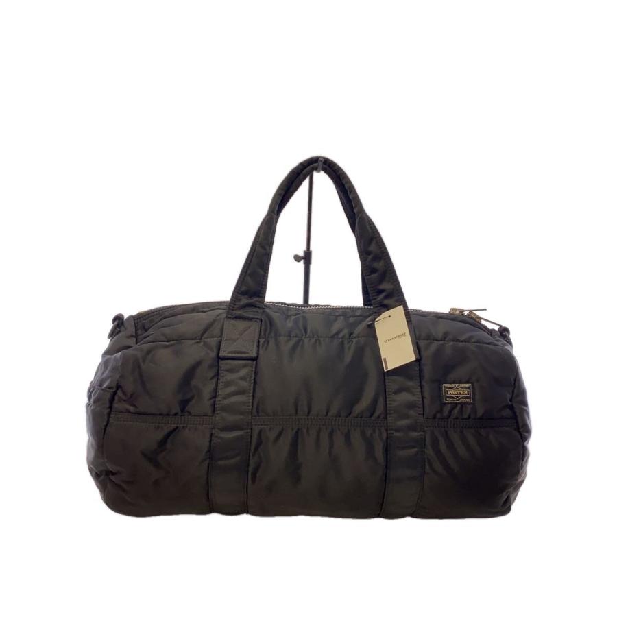 PORTER　ミニボストンバッグ　ダッフルバッグ　ナイロン　ブラック　タンカー PORTER◇タンカー/ボストンバッグ/ナイロン/BLK/無地// : セカンド