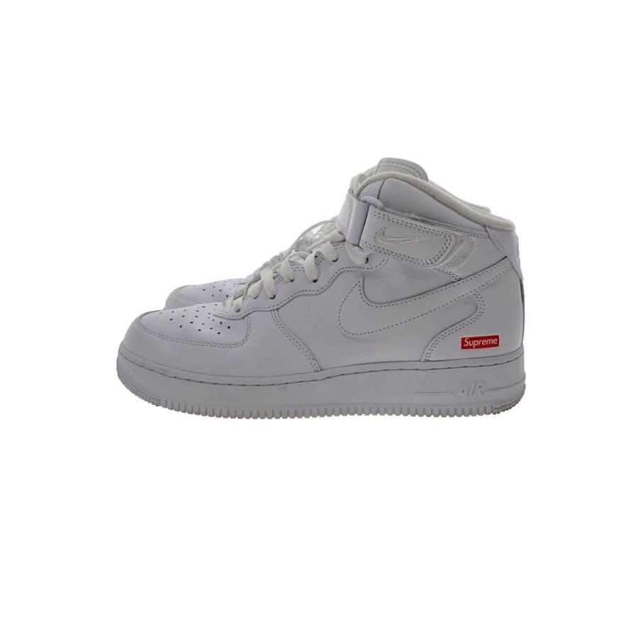 NIKE◇AIR FORCE 1 MID_エアフォース ミッド/26.5cm/WHT : セカンド