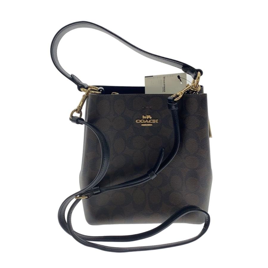 COACH◇ショルダーバッグ/PVC/BRW/総柄/2312 : セカンドストリート