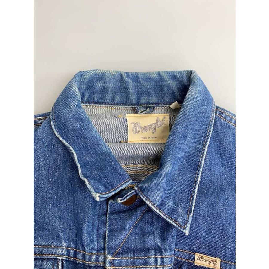 リー USA製 70s Gジャン デニム IDG 34R ヴィンテージ WRANGLER◇Gジャン/38/デニム/IDG/無地/60s/24MJ : セカンドストリート