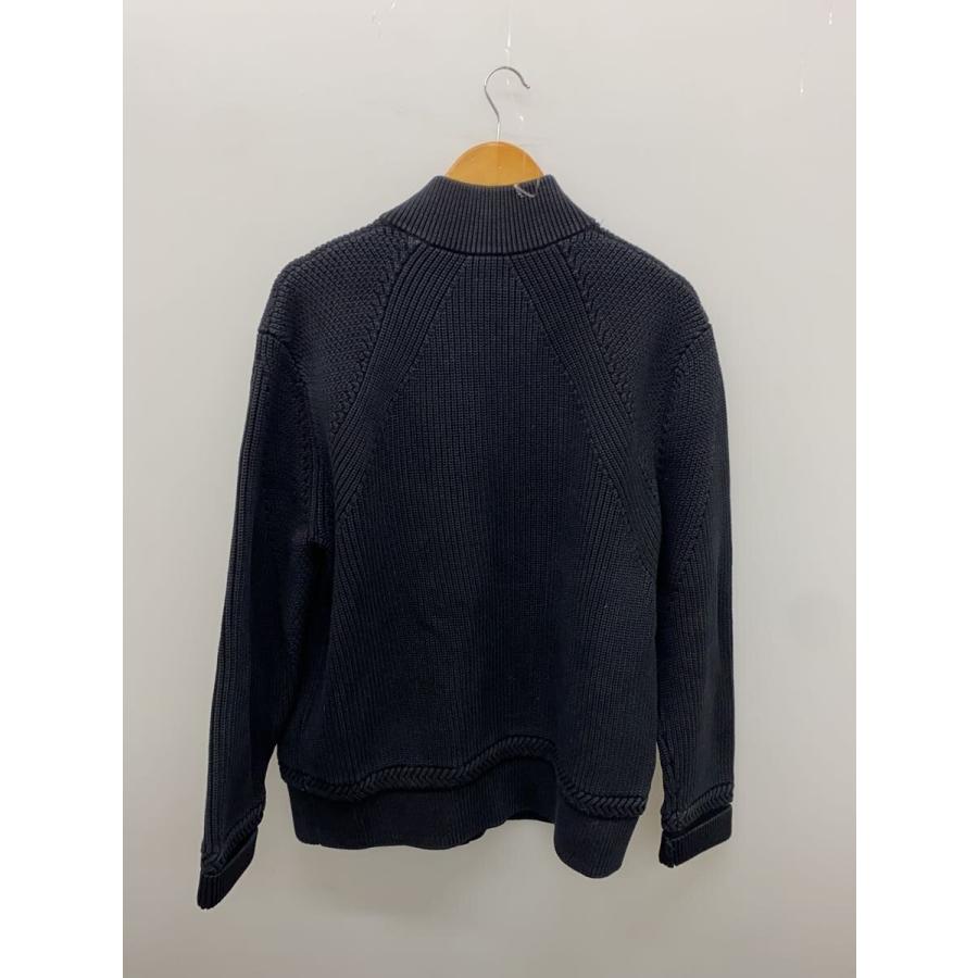 DIESEL◇ニット・セーター(厚手)/XL/コットン/BLK/無地 DIESEL 