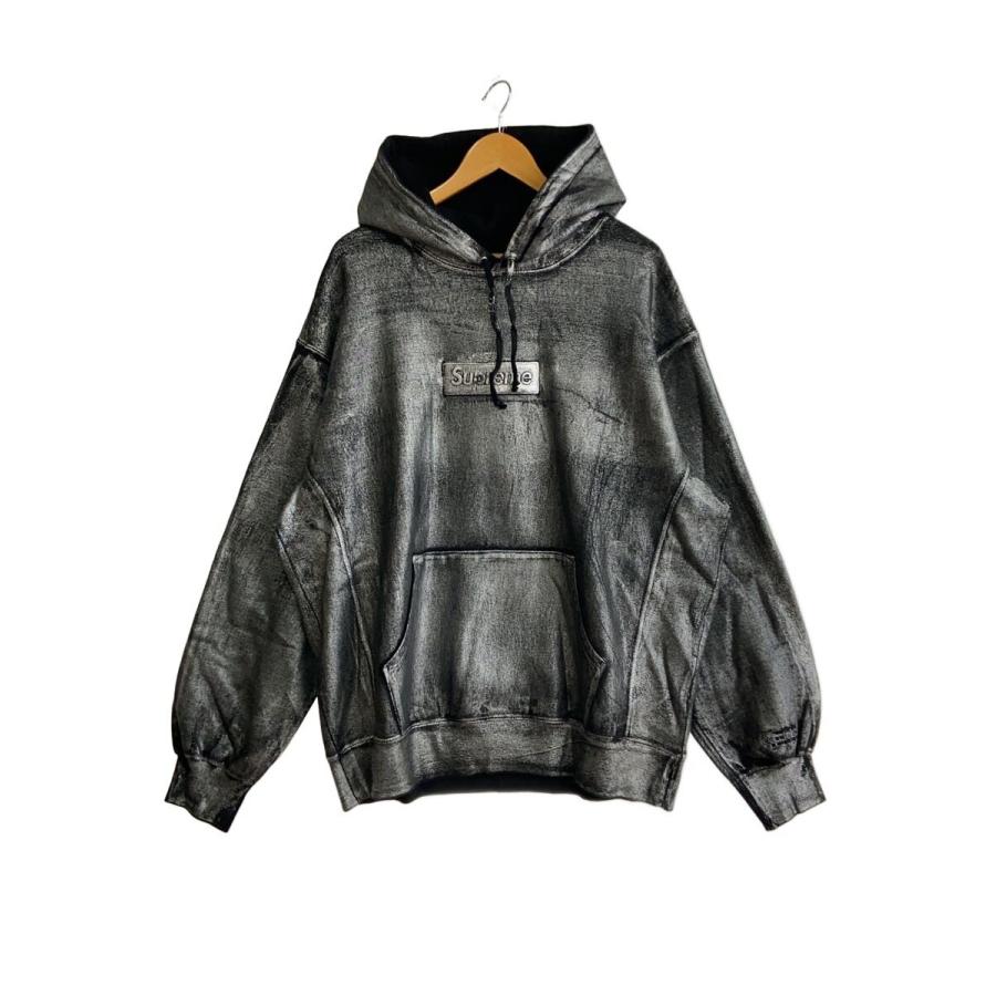 Supreme◇foil box logo hoodie/XL/コットン/SLV : セカンドストリート