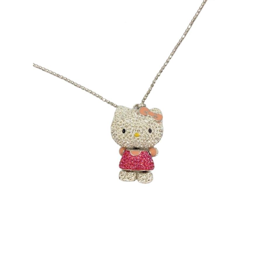 Swarovski◇ハローキティチャーム/ネックレス/--/SLV/トップ有 