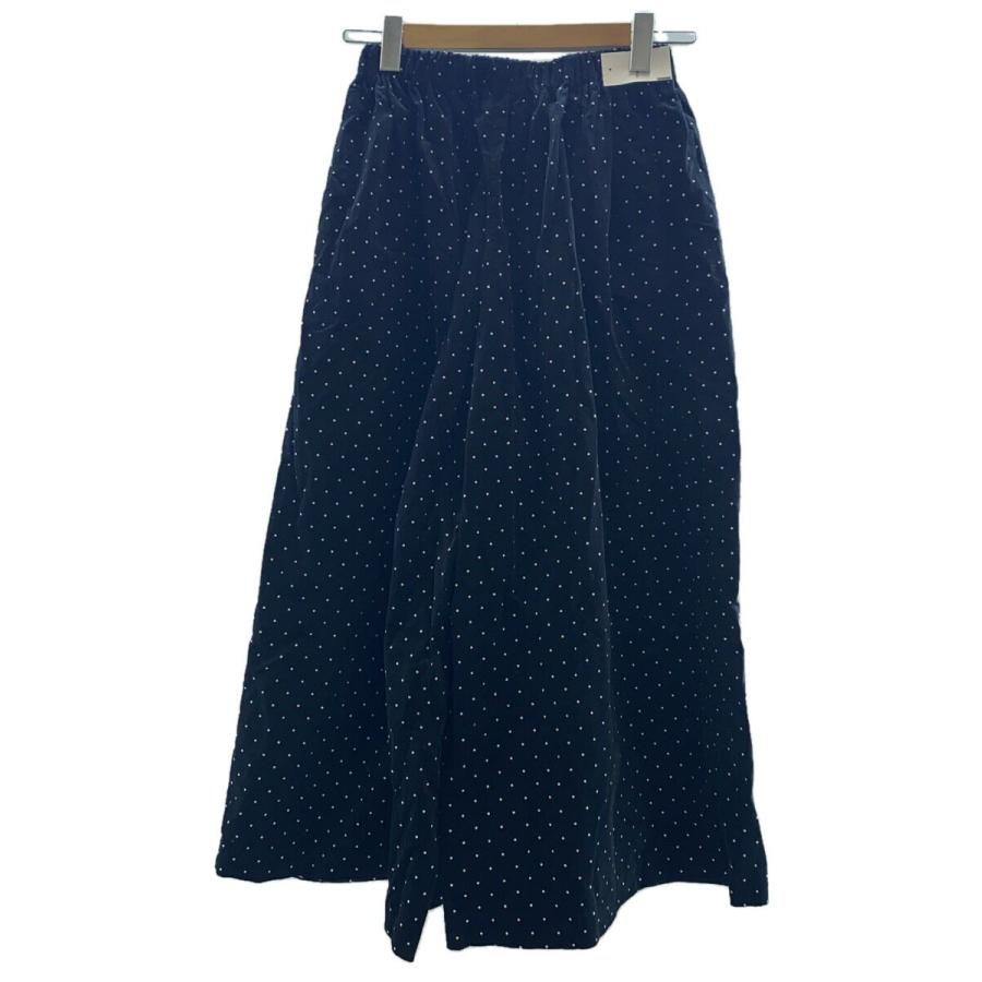 かぐれ◇ドットコーデュロイワイドパンツ/FREE/コットン/BLK/ドット