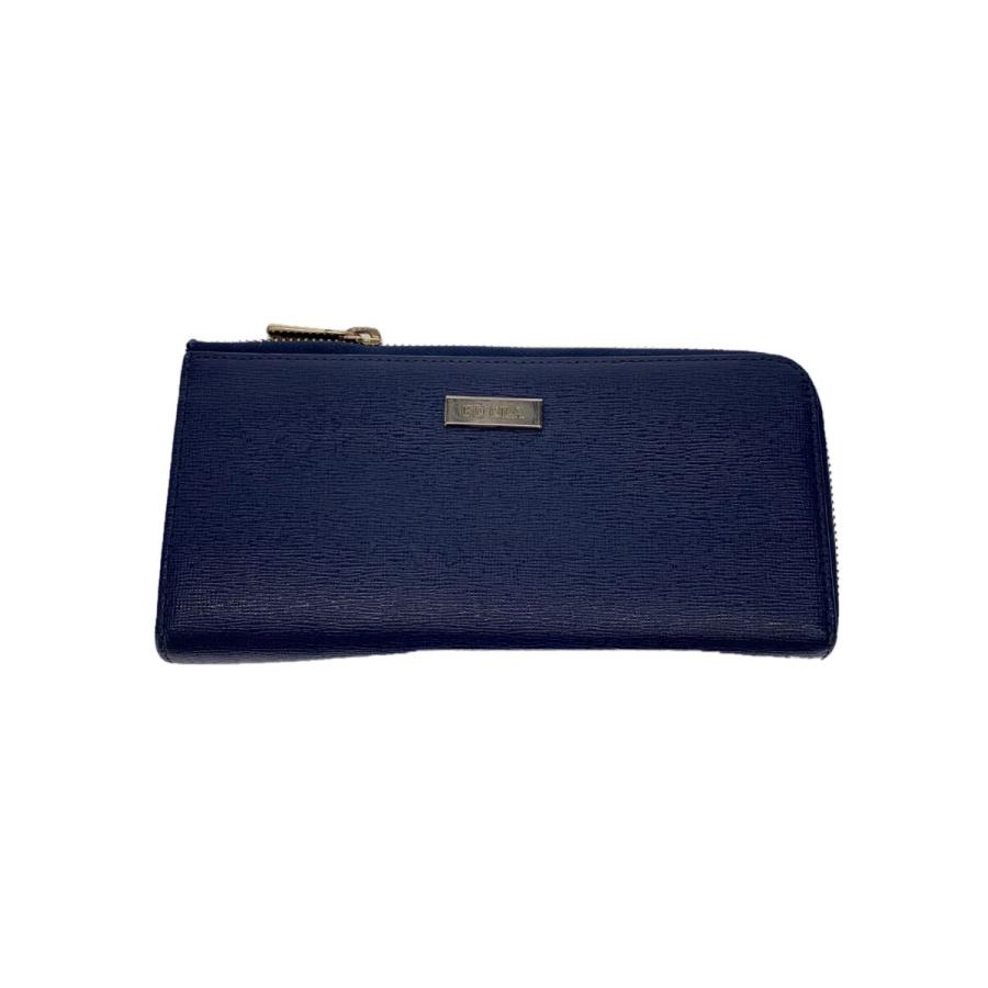 FURLA◇長財布/NVY/無地/レディース/891958/L字ファスナー FURLA◇長財布/NVY/無地/レディース/891958/L字ファスナー