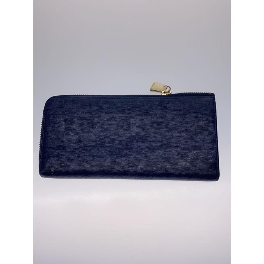 FURLA◇長財布/NVY/無地/レディース/891958/L字ファスナー FURLA◇長財布/NVY/無地/レディース/891958/L字ファスナー