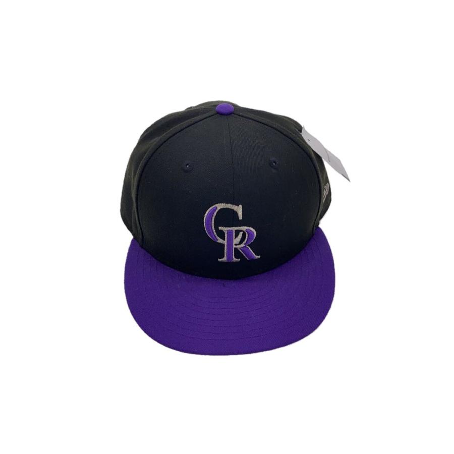 NEW ERA◇59FIFTY/コロラドロッキーズ/キャップ/7 3/4/ポリエステル