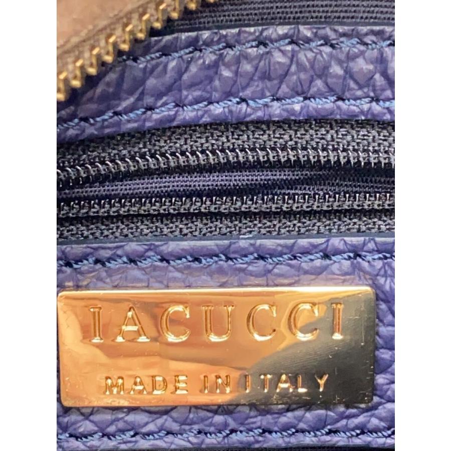 IACUCCI◇ショルダーバッグ/レザー/NVY : セカンドストリートYahoo!店 