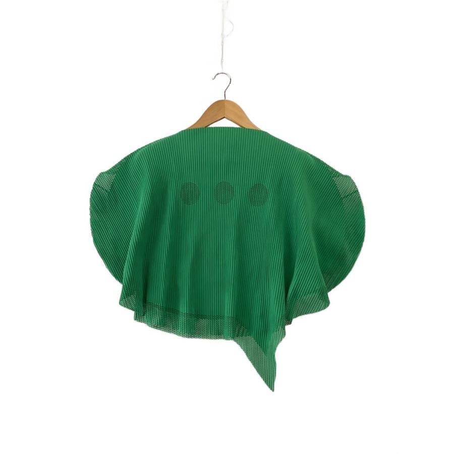 トップス me by issey miyake me ISSEY MIYAKE◇トップス/プリーツ/POP PLEATS/ポリエステル/GRN