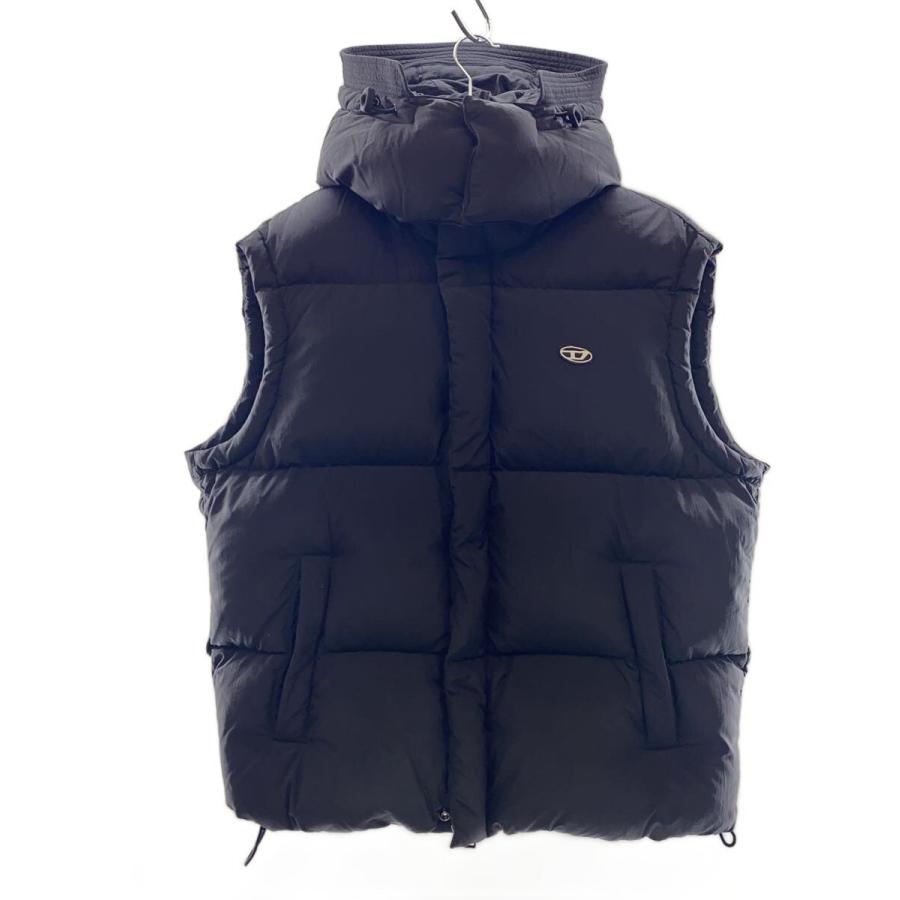 DIESEL◇W-ROLFYS-SL/ダウンベスト/48/ナイロン/BLK/A10602 : セカンド