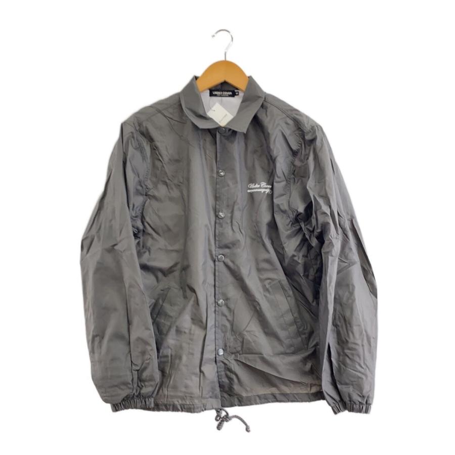UNDERCOVER◇Uロゴ/コーチジャケット/S/ナイロン/GRY/プリント/N9205