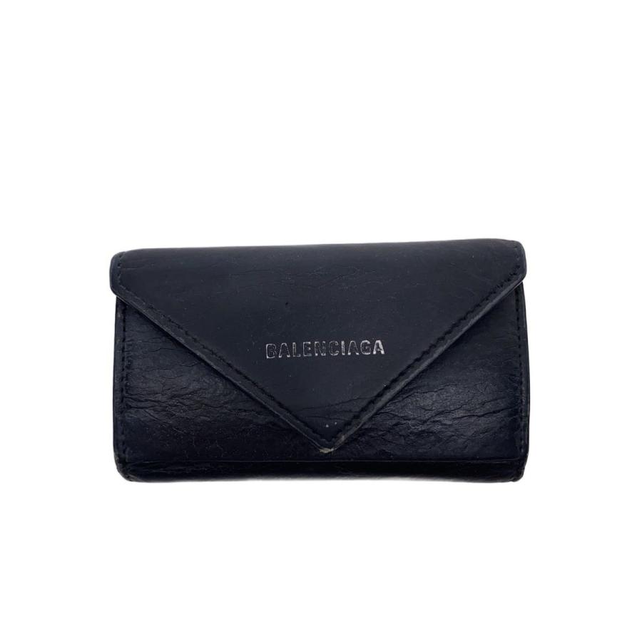BALENCIAGA◇キーケース/羊革/BLK/メンズ/499204・1000・W・8148/6連