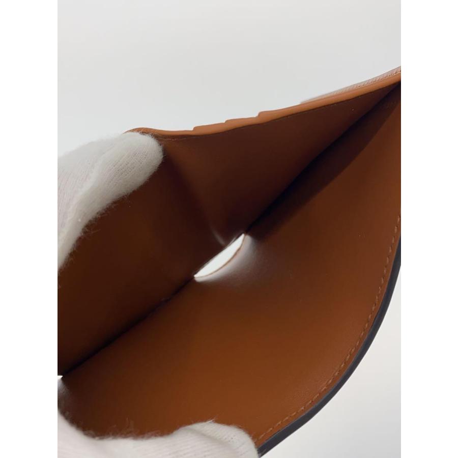 CELINE◇3つ折り財布/--/BRW/千鳥格子/レディース : セカンド