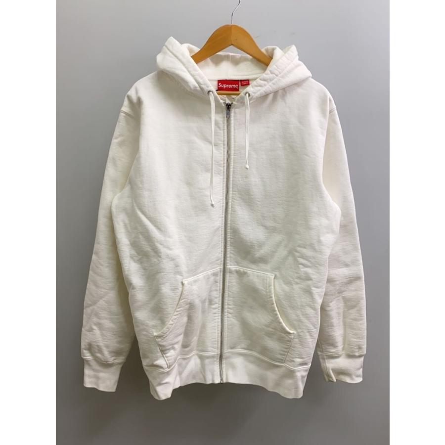 Supreme◇ジップパーカー/XL/コットン/WHT : セカンドストリートYahoo