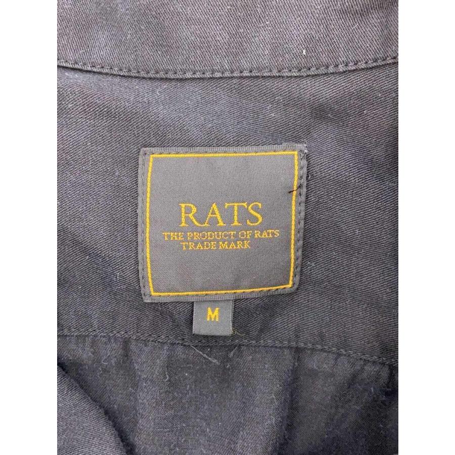 RATS/半袖シャツ/M/レーヨン/BLK/16RS-0607｜ssol-shopping｜03