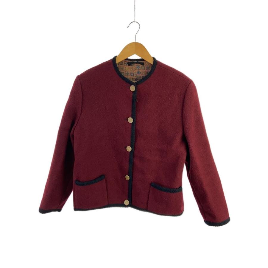 オーストリアコインボタン/チロリアン/ジャケット/40/ウール/BRD/無地