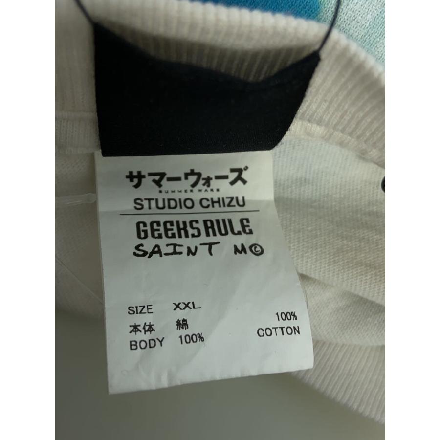 SAINT MICHAEL◇サマーウォーズ/Tシャツ/XXL/コットン/WHT/カモフラ
