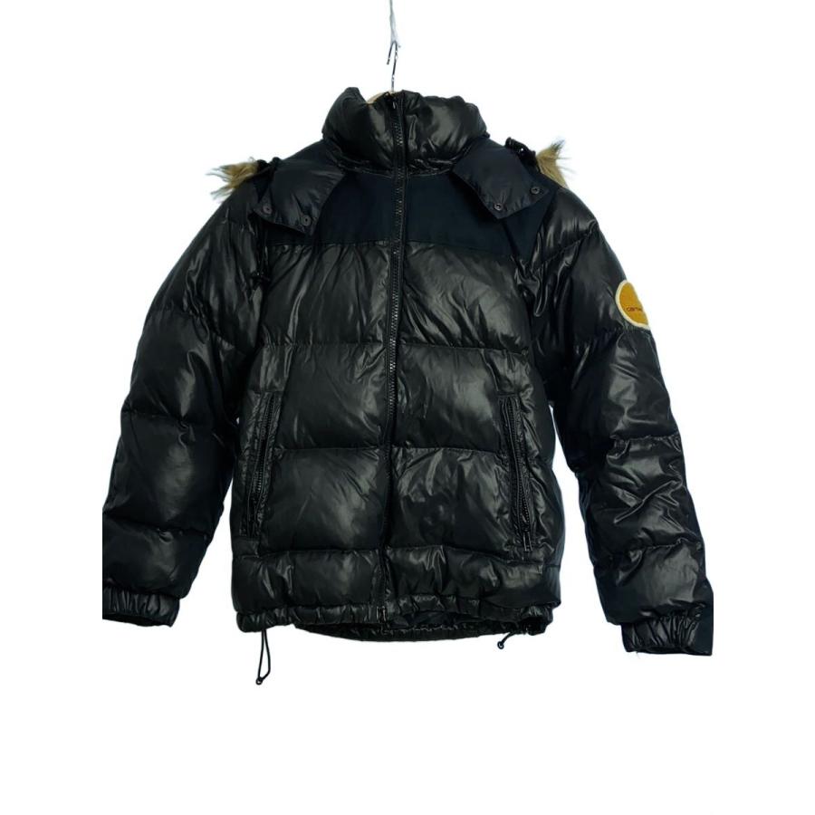 Carhartt◇SOFiLETA/ファー/ダウンジャケット/M/ポリエステル/BLK