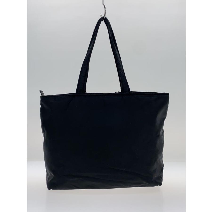 PRADA◇リボン/トートバッグ/--/BLK : セカンドストリートYahoo!店