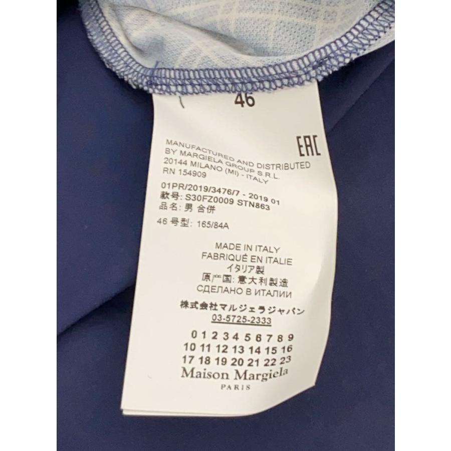 Maison Margiela◆トレンチコート/19ss/チェックライナー付属/46/ナイロン/NVY/無地/s30fz0009/stn863//_3