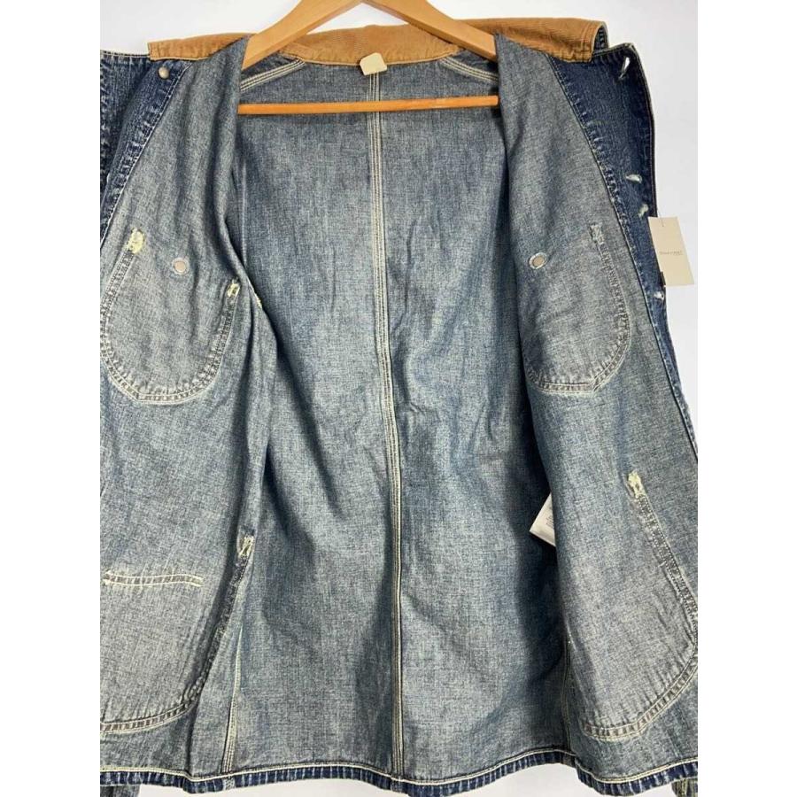 RRL◇カバーオール/S/コットン/IDG/コーデュロイカラーインディゴ