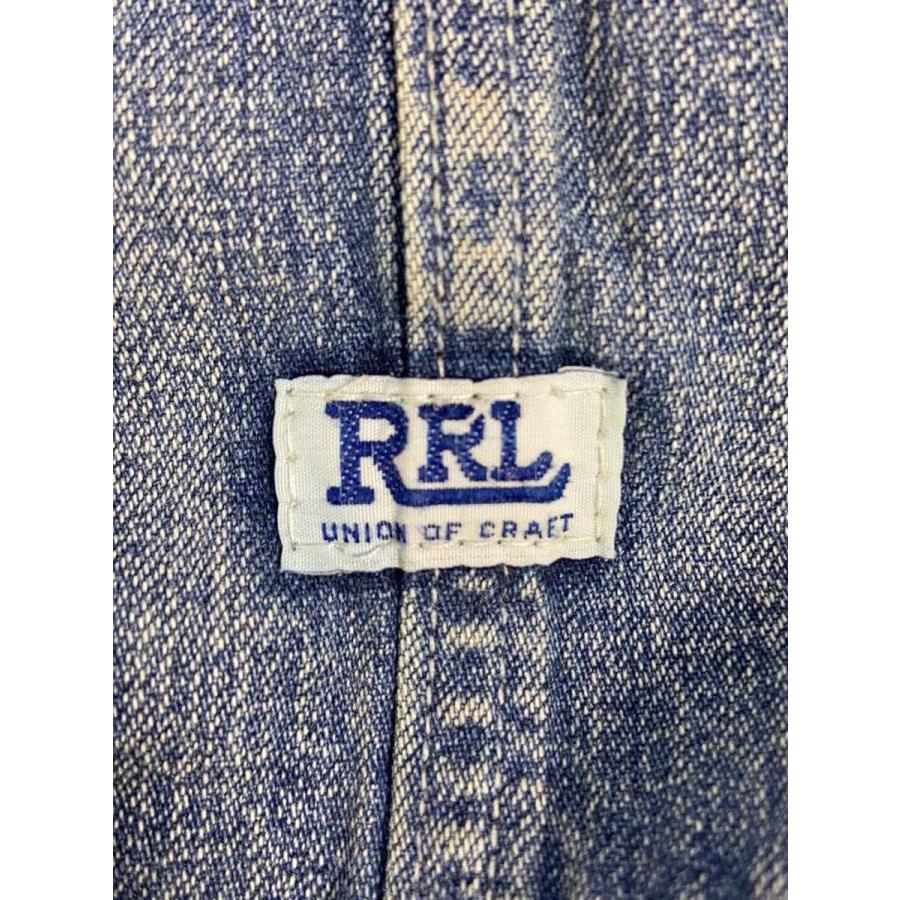 RRL◇カバーオール/S/コットン/IDG/コーデュロイカラーインディゴ