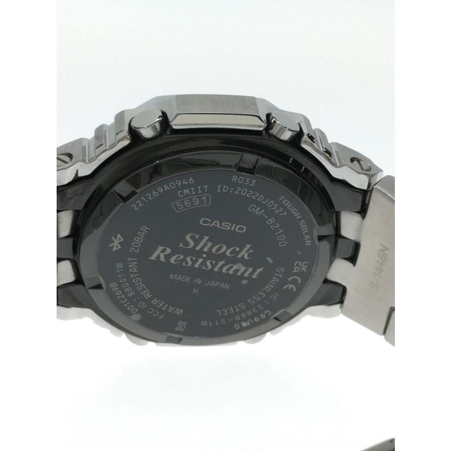 CASIO◆ソーラー腕時計_G-SHOCK/デジアナ/BLK/SLV/GM-B2100D-1AJF｜ssol-shopping｜03