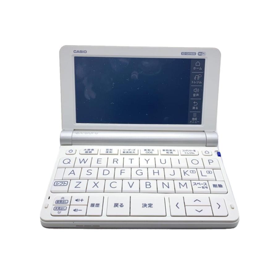 CASIO◇電子辞書 エクスワード XD-SX9800WE [ホワイト