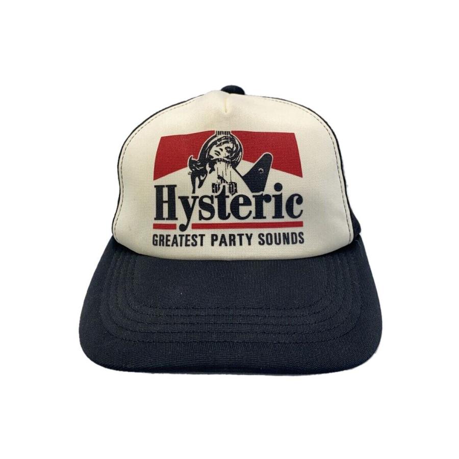 HYSTERIC GLAMOUR◇メッシュキャップ/FREE/ポリエステル/BLK HYSTERIC GLAMOUR◇メッシュキャップ/FREE/ポリエステル/BLK