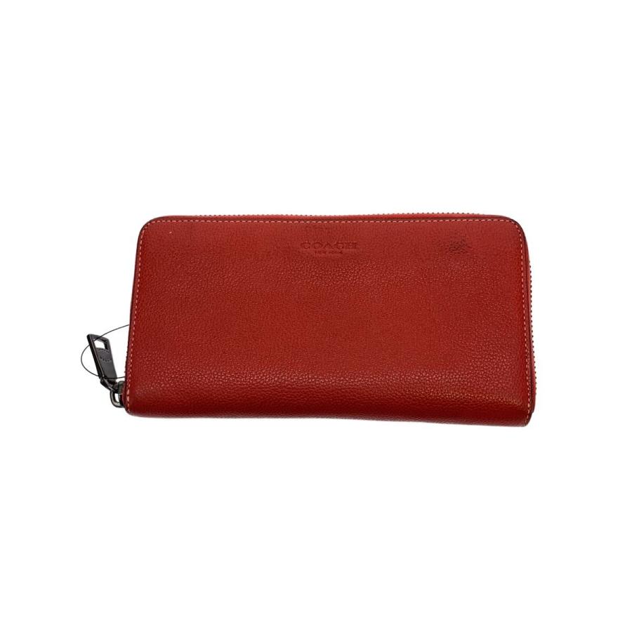 COACH◇長財布/レザー/RED/無地/メンズ : セカンドストリートYahoo!店 