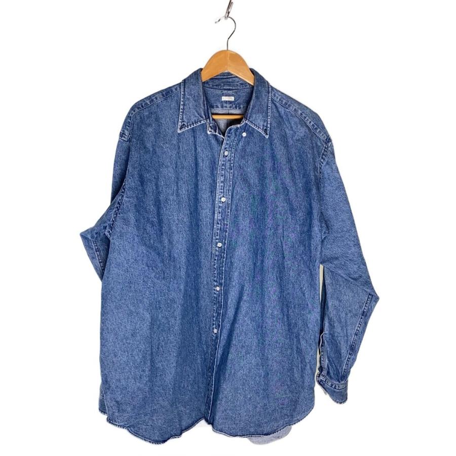 A.PRESSE◇長袖シャツ/3/デニム/IDG/22SAP-02-03H : セカンド
