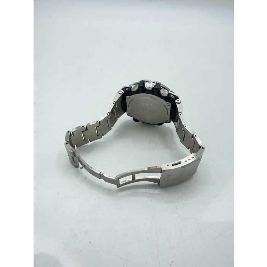 CASIO◇ソーラー腕時計・G-SHOCK/アナログ/BLK/SLV/SS// : セカンド