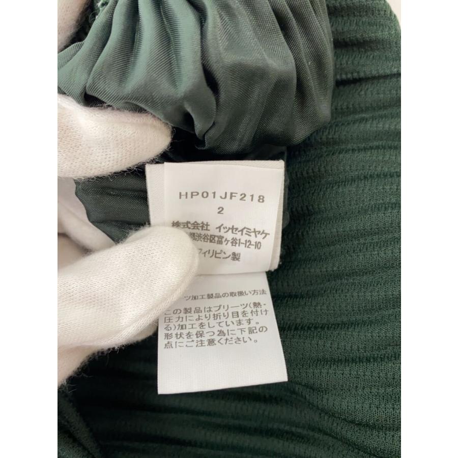 HOMME PLISSE ISSEY MIYAKE◇ボトム/2/ポリエステル/GRN : セカンド