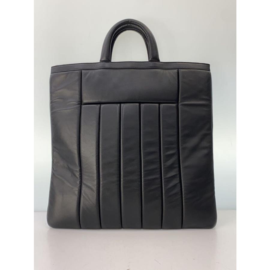 dunhill◇dunhill ダンヒル/トートバッグ/レザー/ブラック/無地