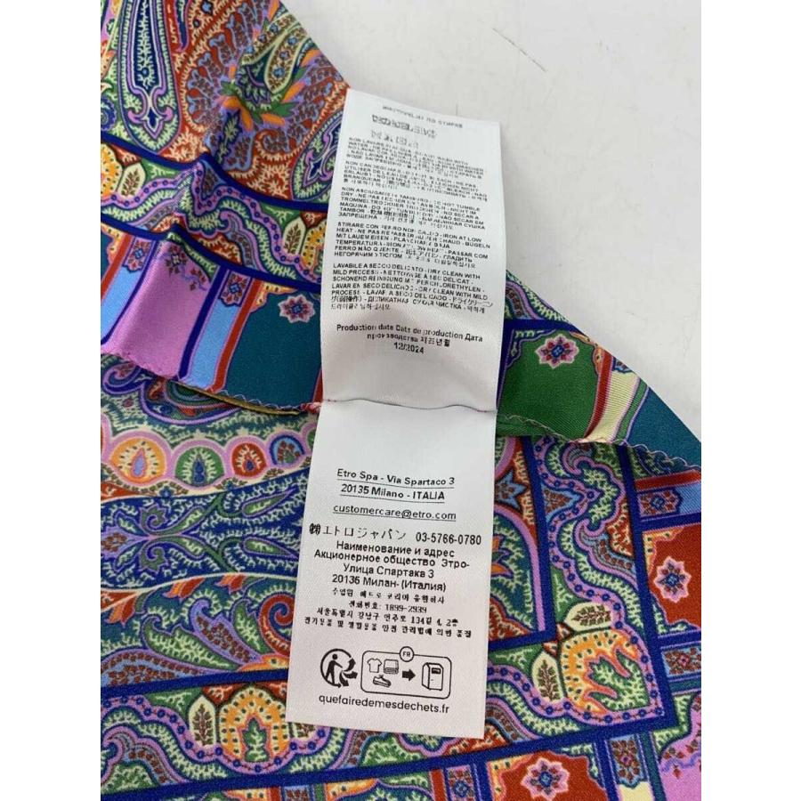 ETRO◇スカーフ/シルク/マルチカラー/総柄/レディース : セカンド